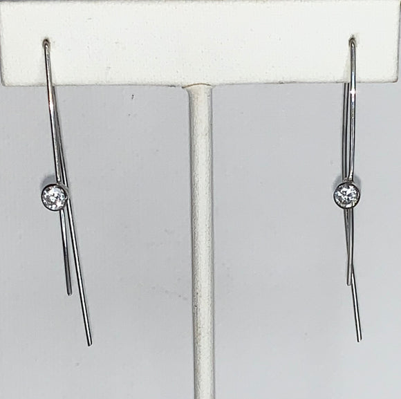 1127 Sterling Silver Wire Earrings