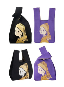 Inspired Vermeer Girl with a Pearl Earring Mini Bag