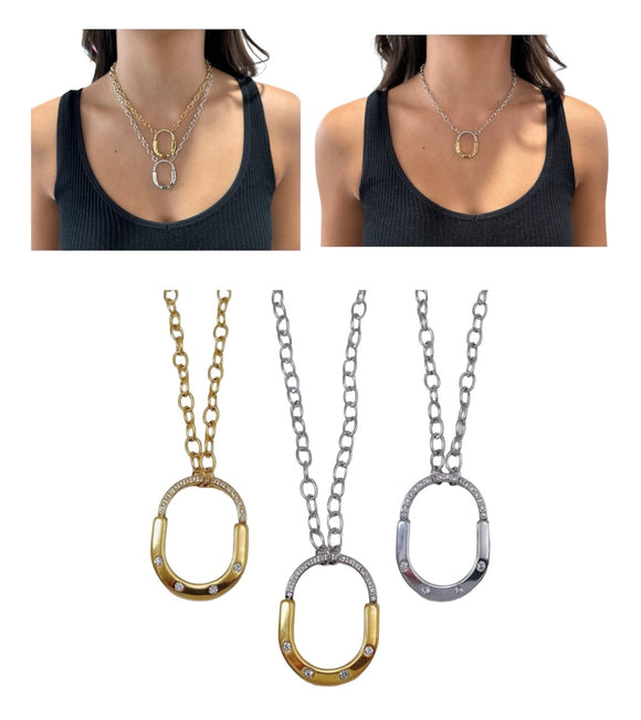 Lock It Chain Gold Plated Gold Plated Necklaces