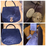 Treasure Chest - 2002/2003 Authentic Balenciaga Blue Leather Handbag