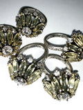 Treasure Chest - Vintage Lulu Frost Crystal Brilliant Ring